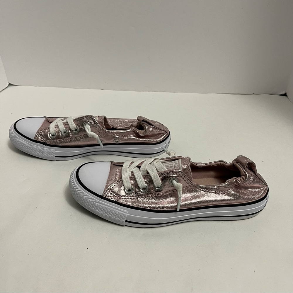 Converse Metallic Pink Sneakers - Picture 5 of 14